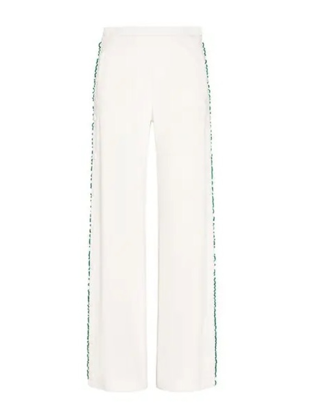 Tory Burch Ruffle Tear-Away Track Pants